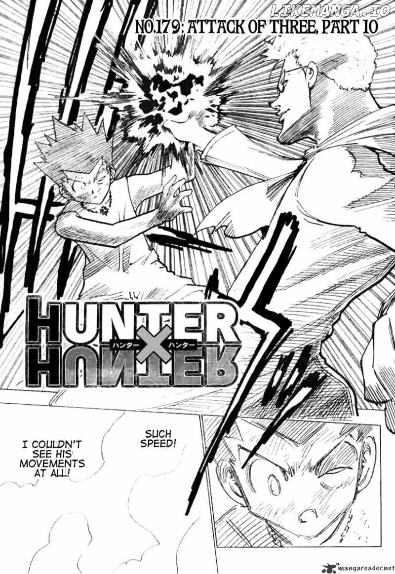 Hunter x Hunter, Chapter 179 image 03